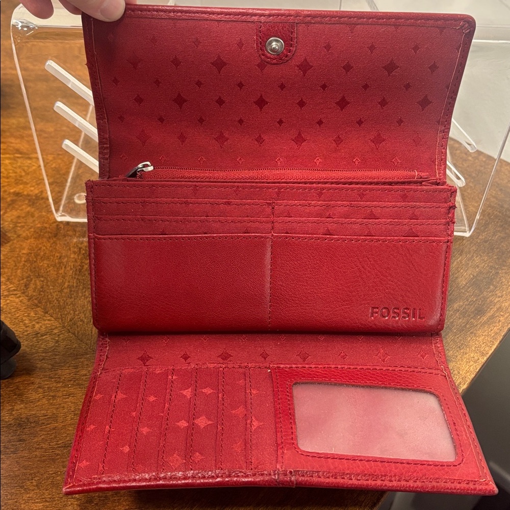 Fossil Women's Multicolor Full Leather Wallet - Picture 5 of 9